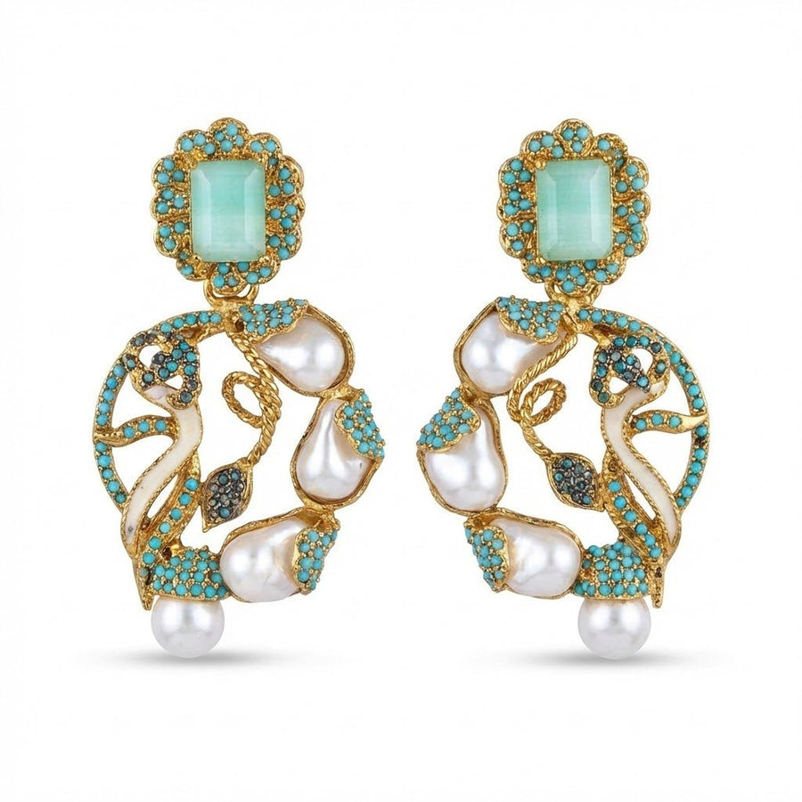 Royal Heirloom Earrings - Pehnaawaa