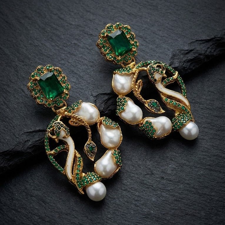 Royal Heirloom Earrings - Pehnaawaa