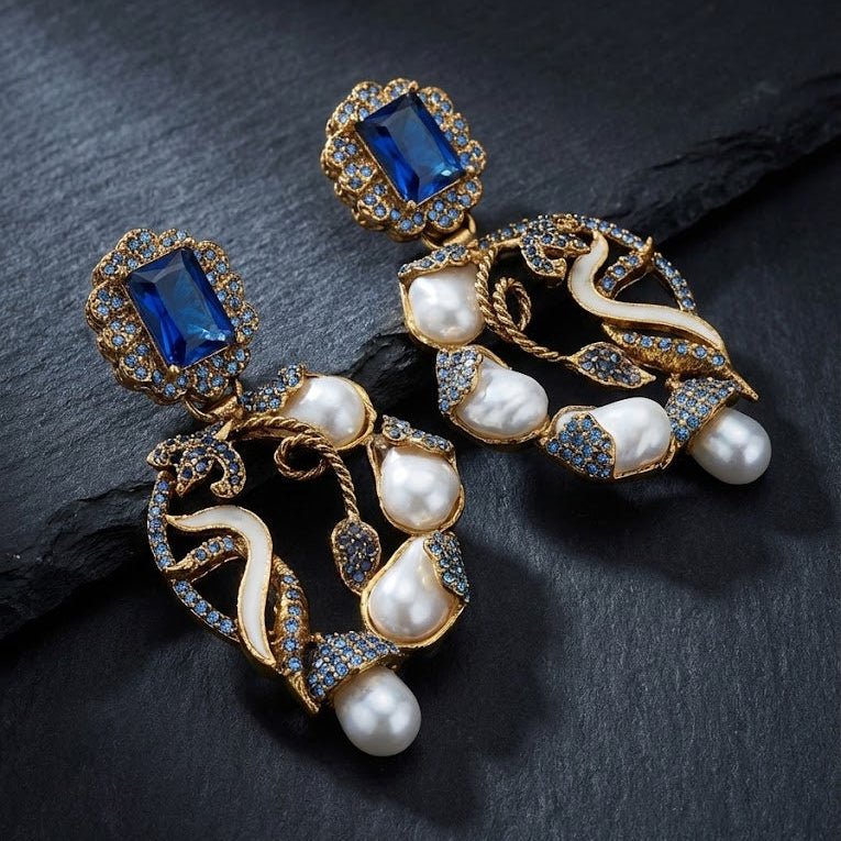 Royal Heirloom Earrings - Pehnaawaa