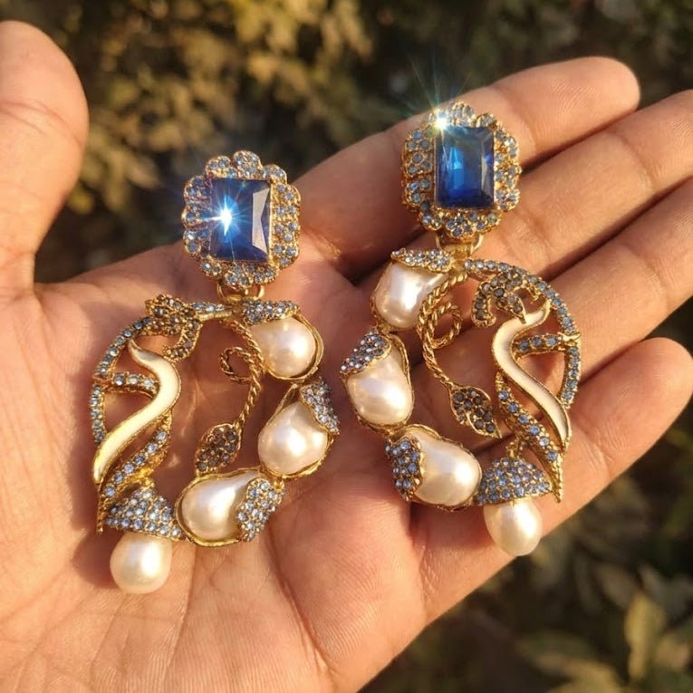 Royal Heirloom Earrings - Pehnaawaa
