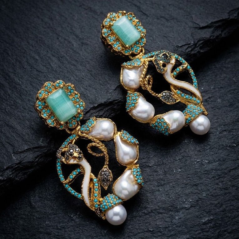 Royal Heirloom Earrings - Pehnaawaa