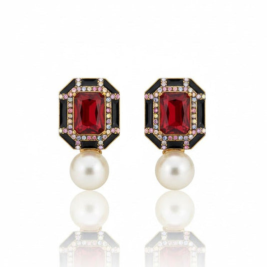 Sadaf Glow Studs - Pehnaawaa