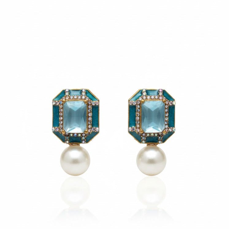 Sadaf Glow Studs - Pehnaawaa