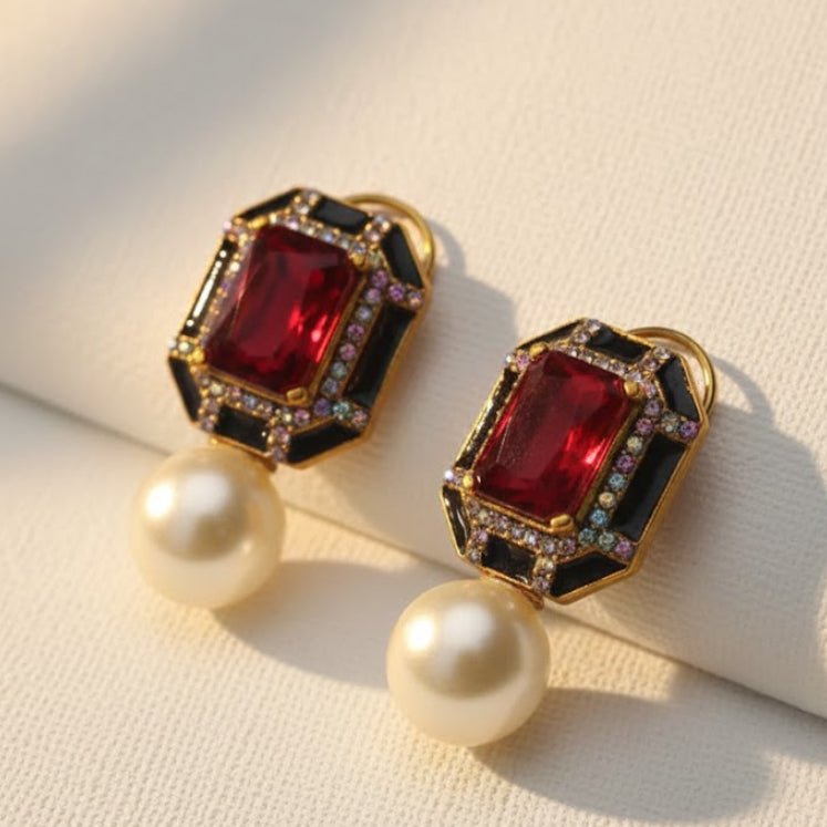Sadaf Glow Studs - Pehnaawaa