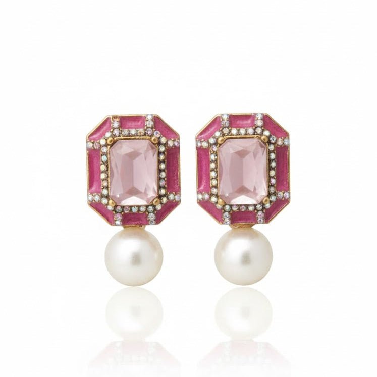 Sadaf Glow Studs - Pehnaawaa
