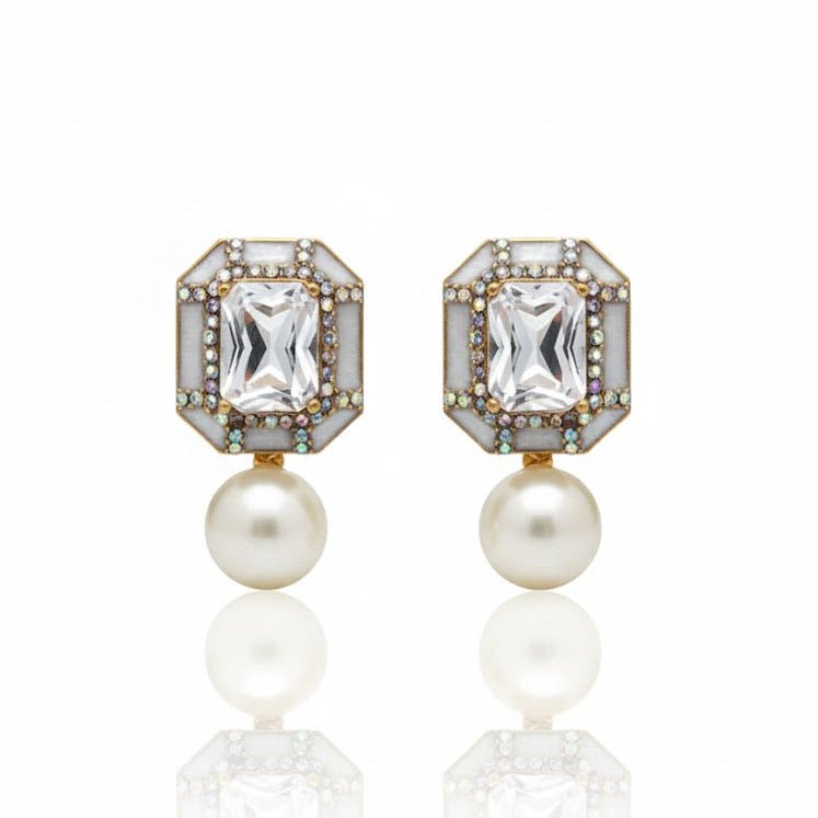 Sadaf Glow Studs - Pehnaawaa