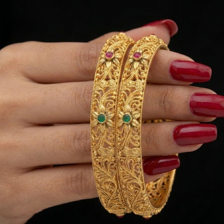 Shahi Rajwari Bangles - Pehnaawaa