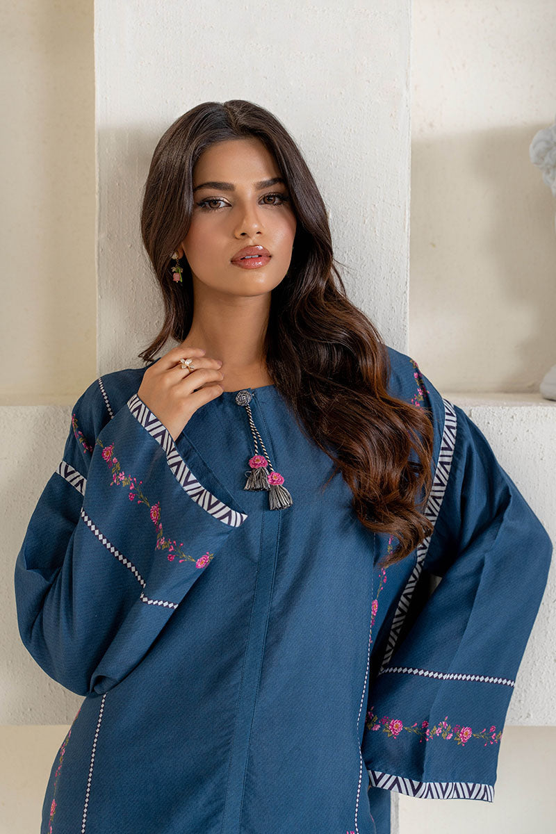 MIDNIGHT NAVY-2PC (SHIRT & TROUSER) - Pehnaawaa
