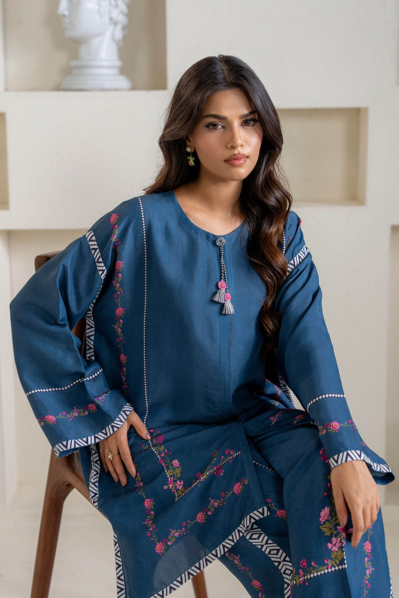 MIDNIGHT NAVY-2PC (SHIRT & TROUSER) - Pehnaawaa