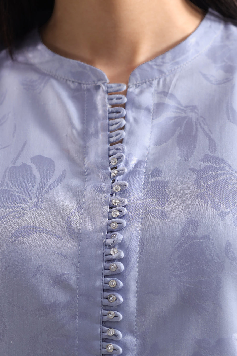 Cotton Jacquard Stitched 2 Piece (Shirt/Trouser) - Pehnaawaa