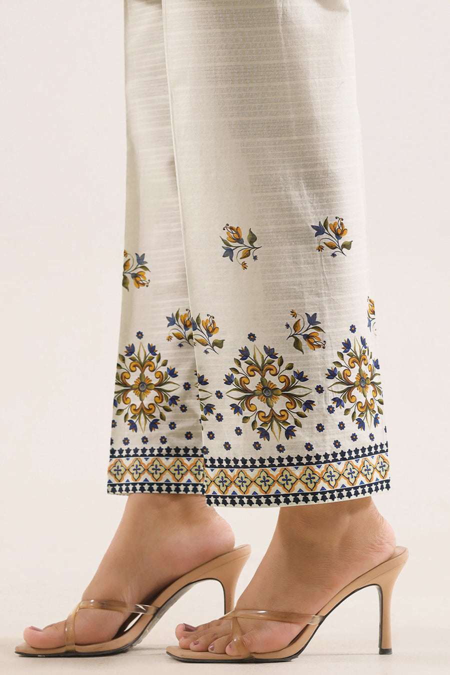 Printed Strip Lawn Stitched 2 Piece (Shirt/Trouser) - Pehnaawaa