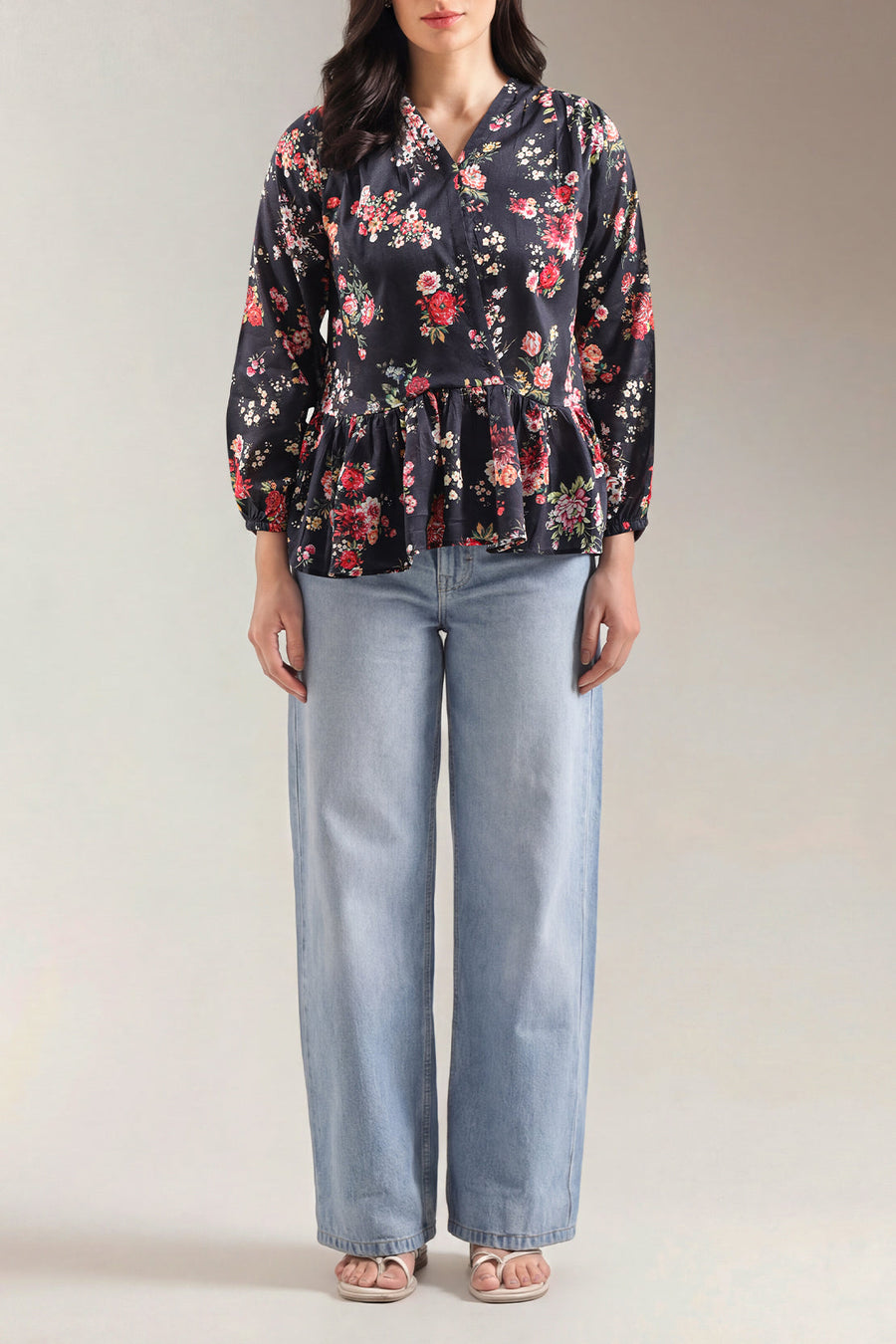 Printed Arabic Lawn Stitched Shirt - Pehnaawaa