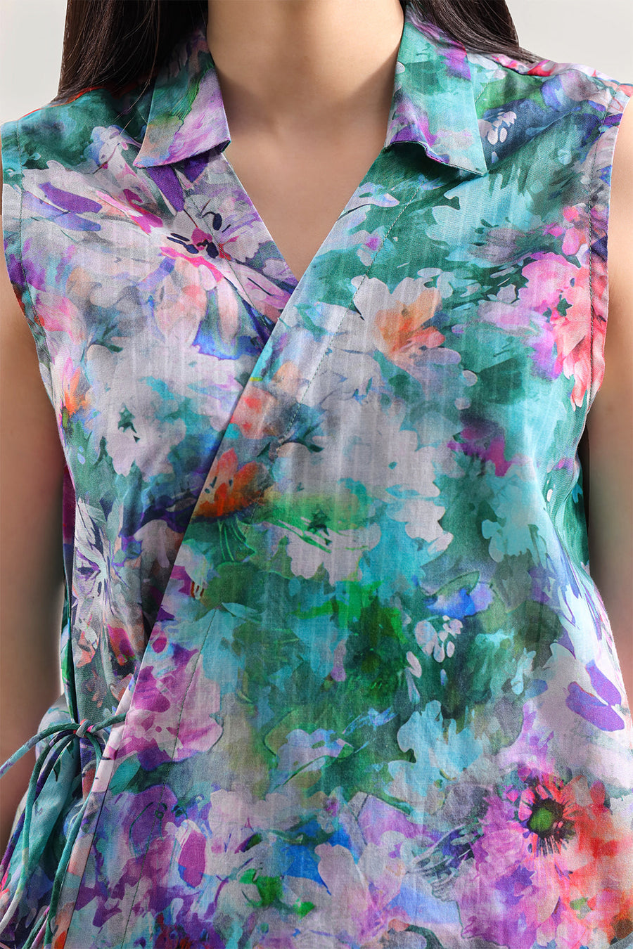 Printed Strip Lawn Stitched 2 Piece (Shirt/Trouser) - Pehnaawaa