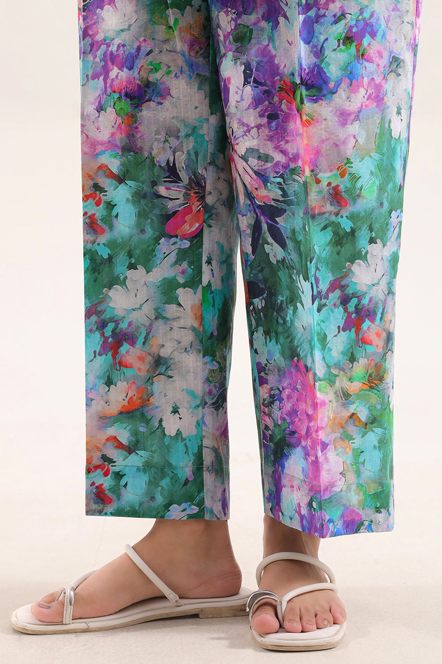 Printed Strip Lawn Stitched 2 Piece (Shirt/Trouser) - Pehnaawaa
