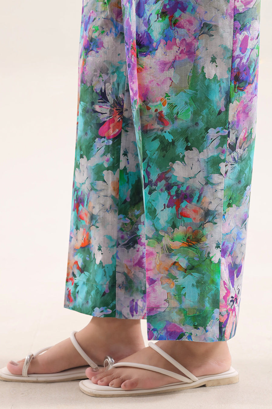 Printed Strip Lawn Stitched 2 Piece (Shirt/Trouser) - Pehnaawaa