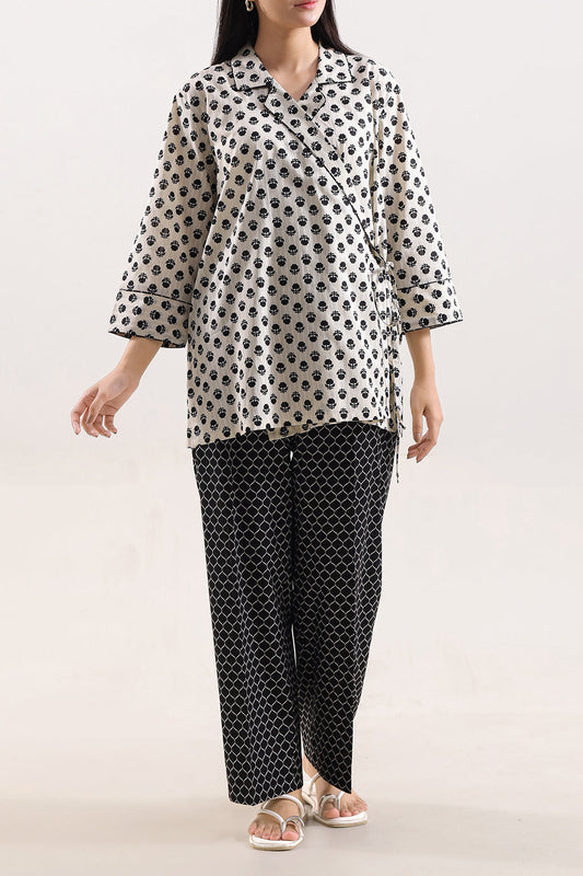 Printed Lawn Stitched 2 Piece (Shirt/Trouser) - Pehnaawaa