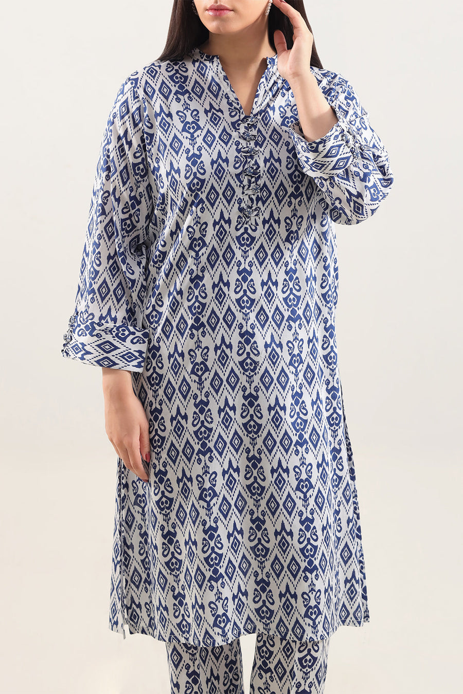 Printed Arabic Lawn Stitched 2 Piece (Shirt/Trouser) - Pehnaawaa
