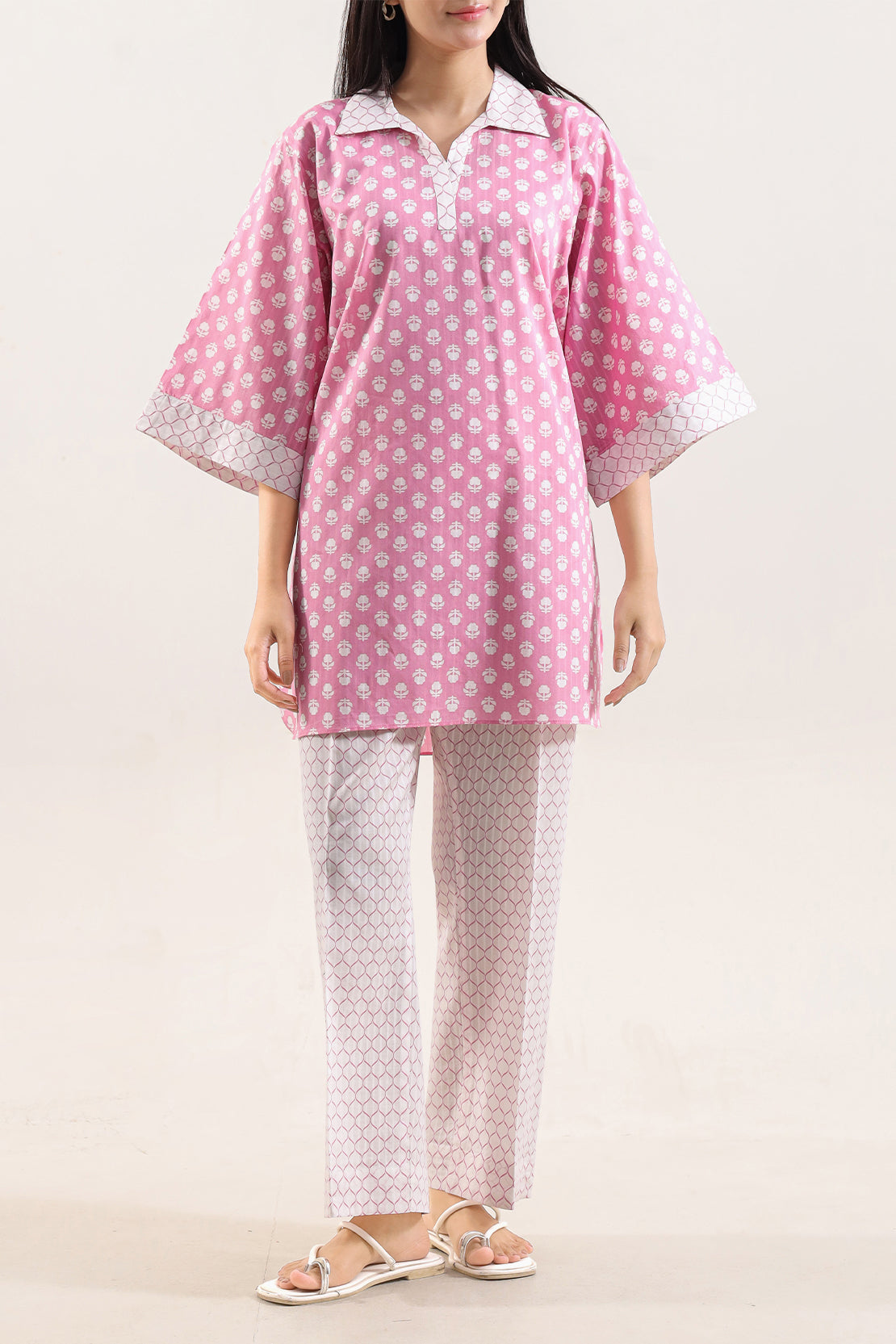 Printed Lawn Stitched 2 Piece (Shirt/Trouser)