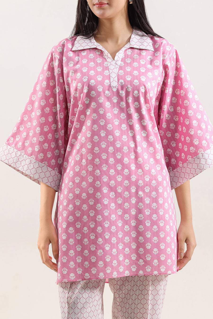 Printed Lawn Stitched 2 Piece (Shirt/Trouser) - Pehnaawaa