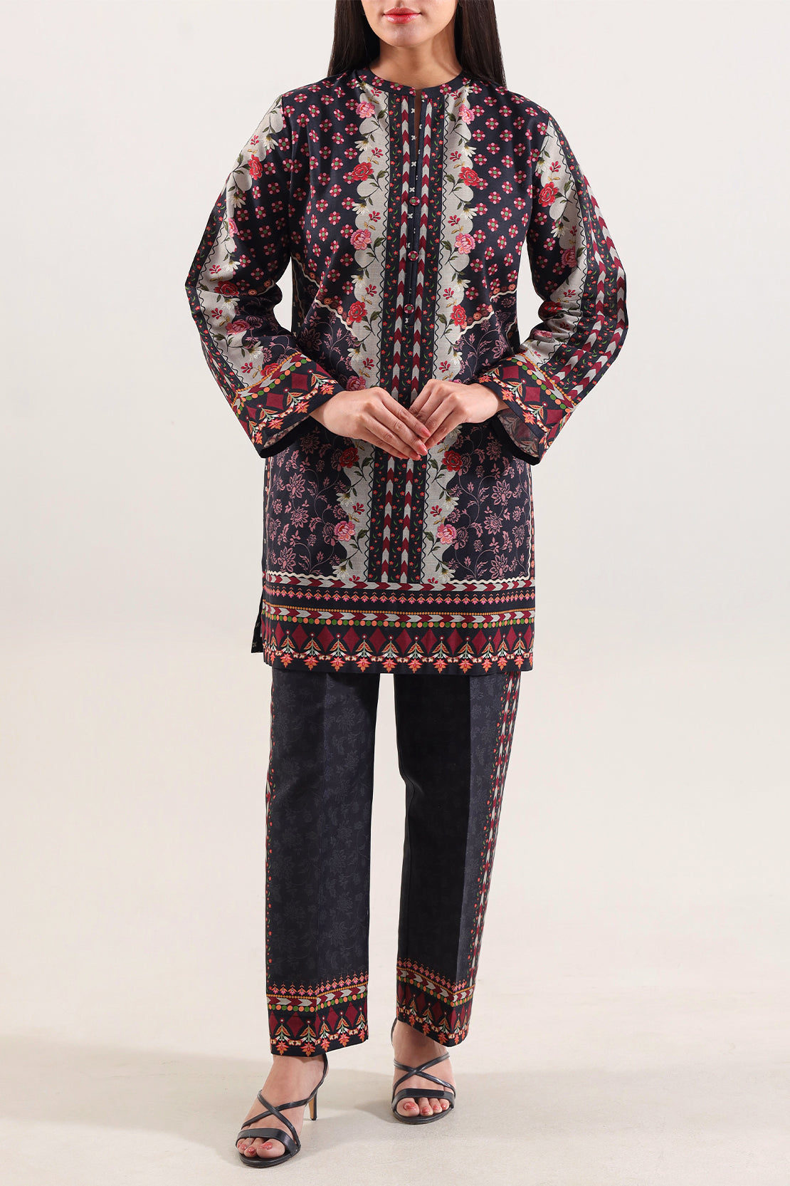 Multi Khaddar Printed | Stitched