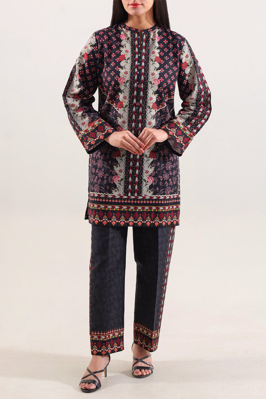 Multi Khaddar Printed | Stitched