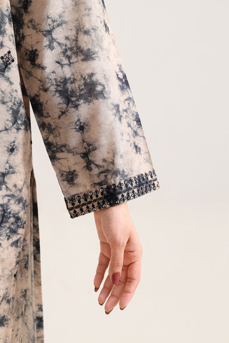 Printed Khaddar Embroidered | Stitched 1263 141263 - Pehnaawaa