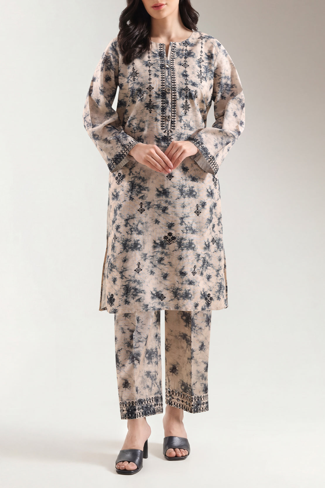 Printed Khaddar Embroidered | Stitched 1263 141263 FF