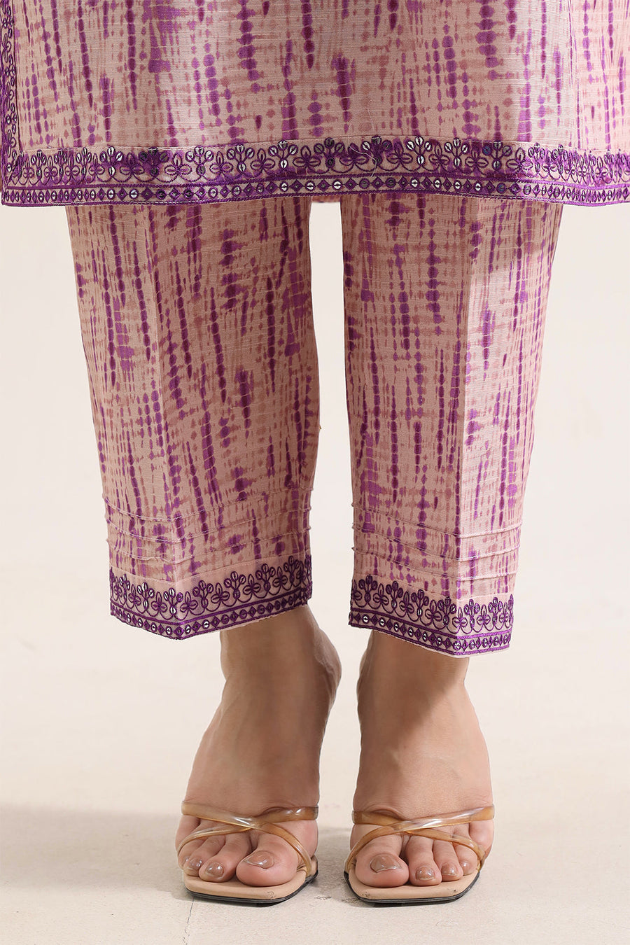 Printed Embroidered Khaddar Stitched 2 Piece (Shirt/Trouser) - Pehnaawaa