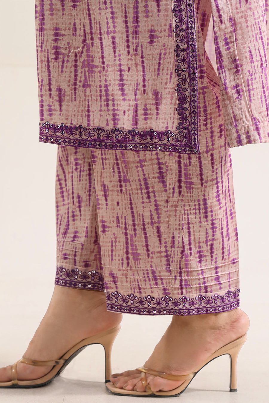 Printed Embroidered Khaddar Stitched 2 Piece (Shirt/Trouser) - Pehnaawaa