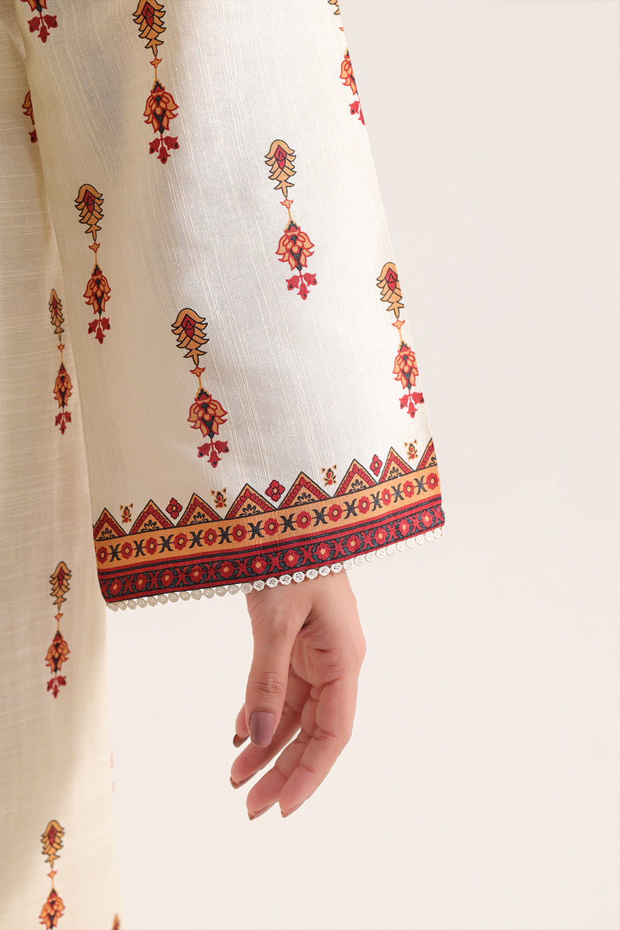 Printed Khaddar Stitched 2 Piece (Shirt/Trouser) - Pehnaawaa