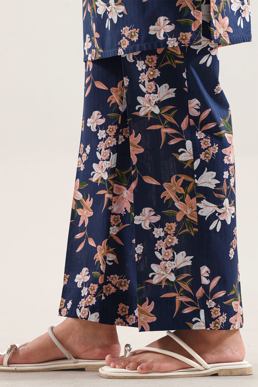 Printed Embroidered Strip Lawn Stitched 2 Piece (Shirt/Trouser) - Pehnaawaa