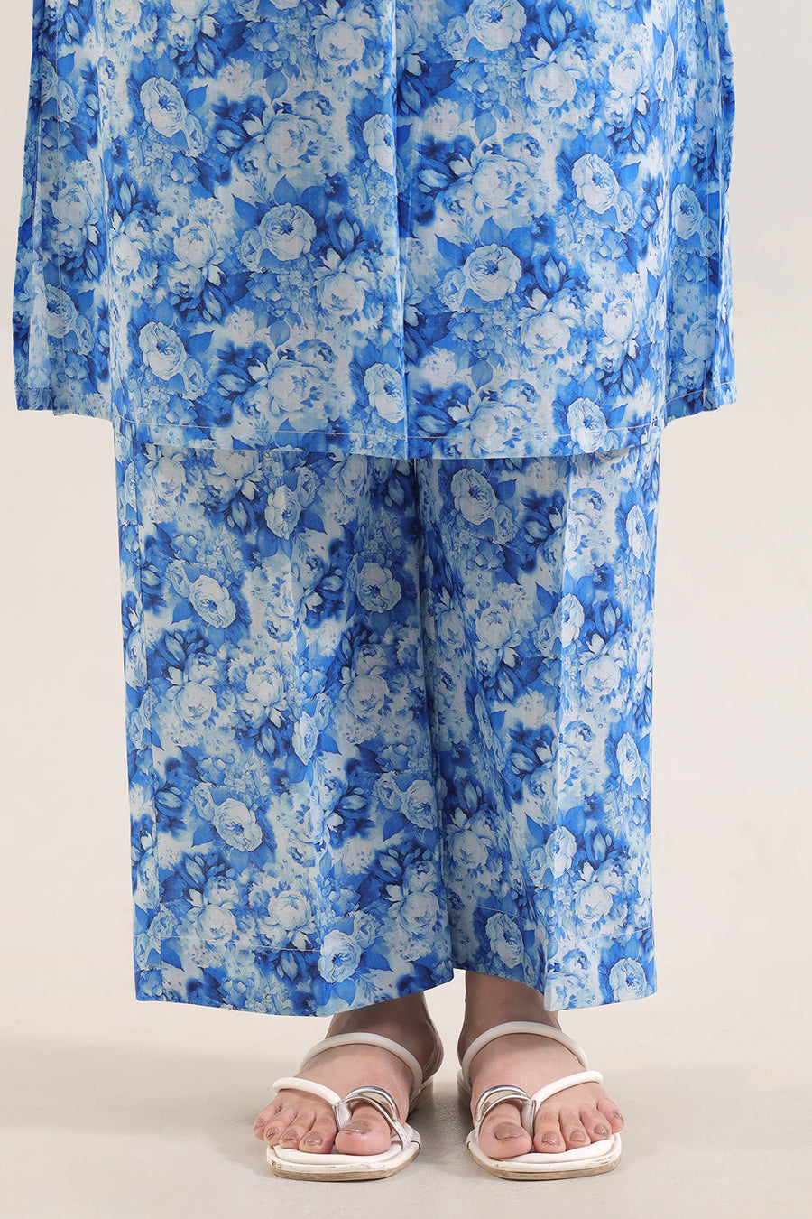 Printed Strip Lawn Stitched 2 Piece (Shirt/Trouser)