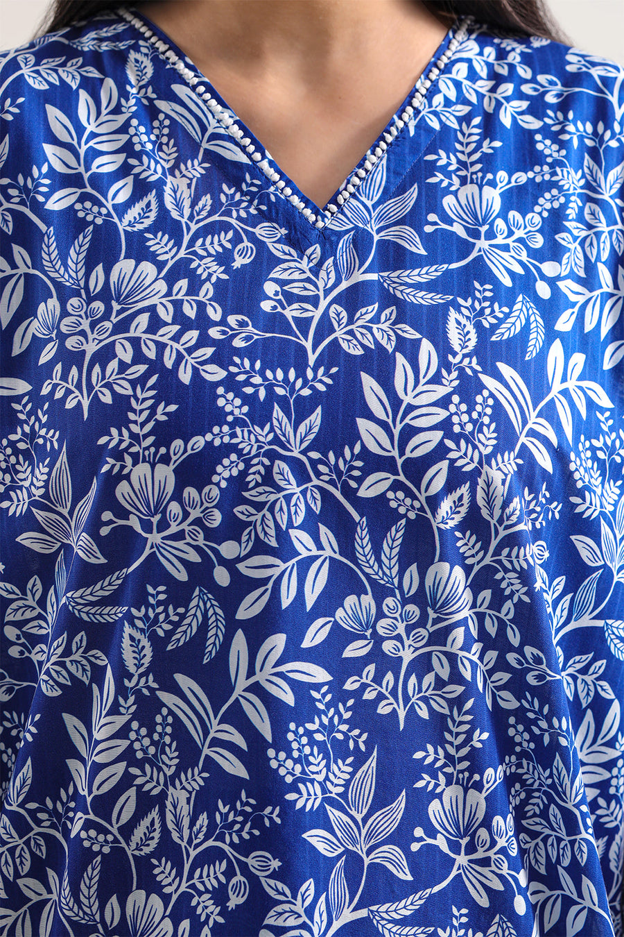 Printed Self Strip Lawn Stitched 2 Piece (Shirt/Trouser) - Pehnaawaa