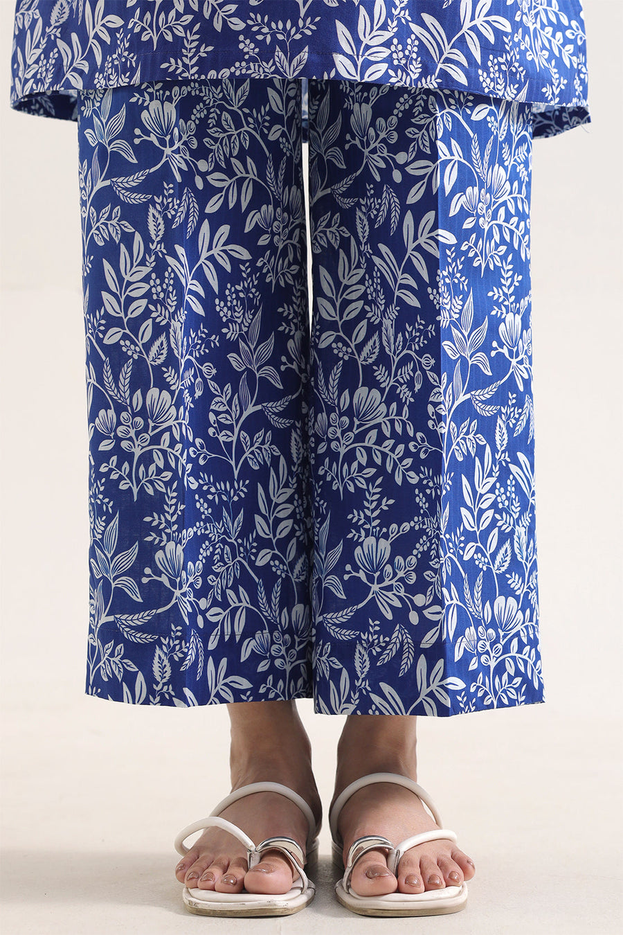 Printed Self Strip Lawn Stitched 2 Piece (Shirt/Trouser) - Pehnaawaa