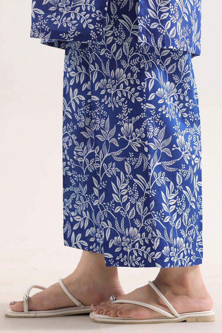 Printed Self Strip Lawn Stitched 2 Piece (Shirt/Trouser) - Pehnaawaa