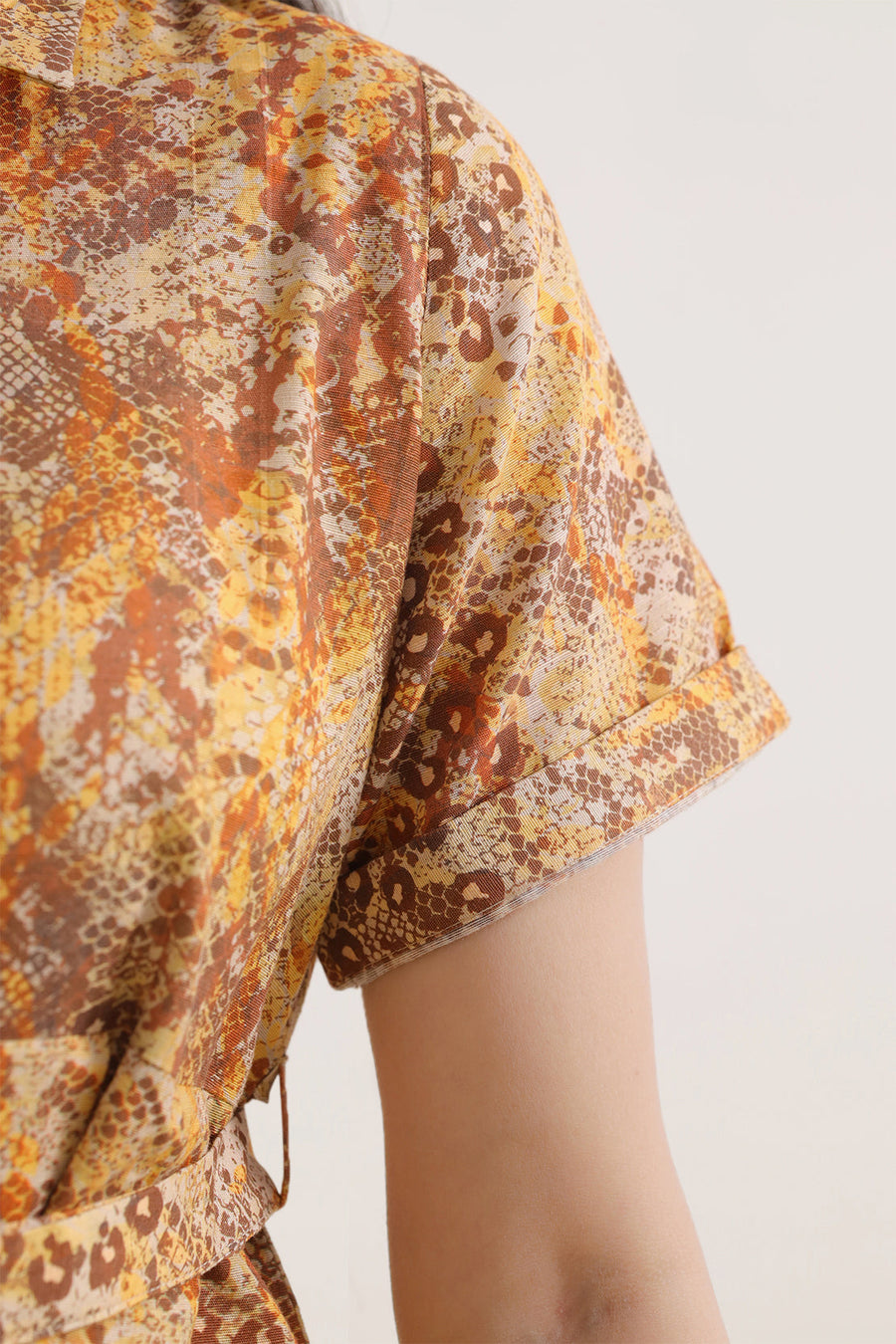 Printed Khaddar Stitched Dress - Pehnaawaa