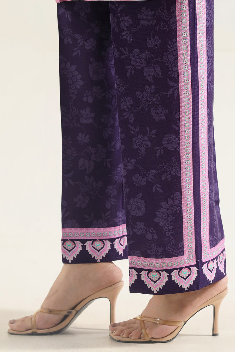 Purple Printed | Stitched - Pehnaawaa