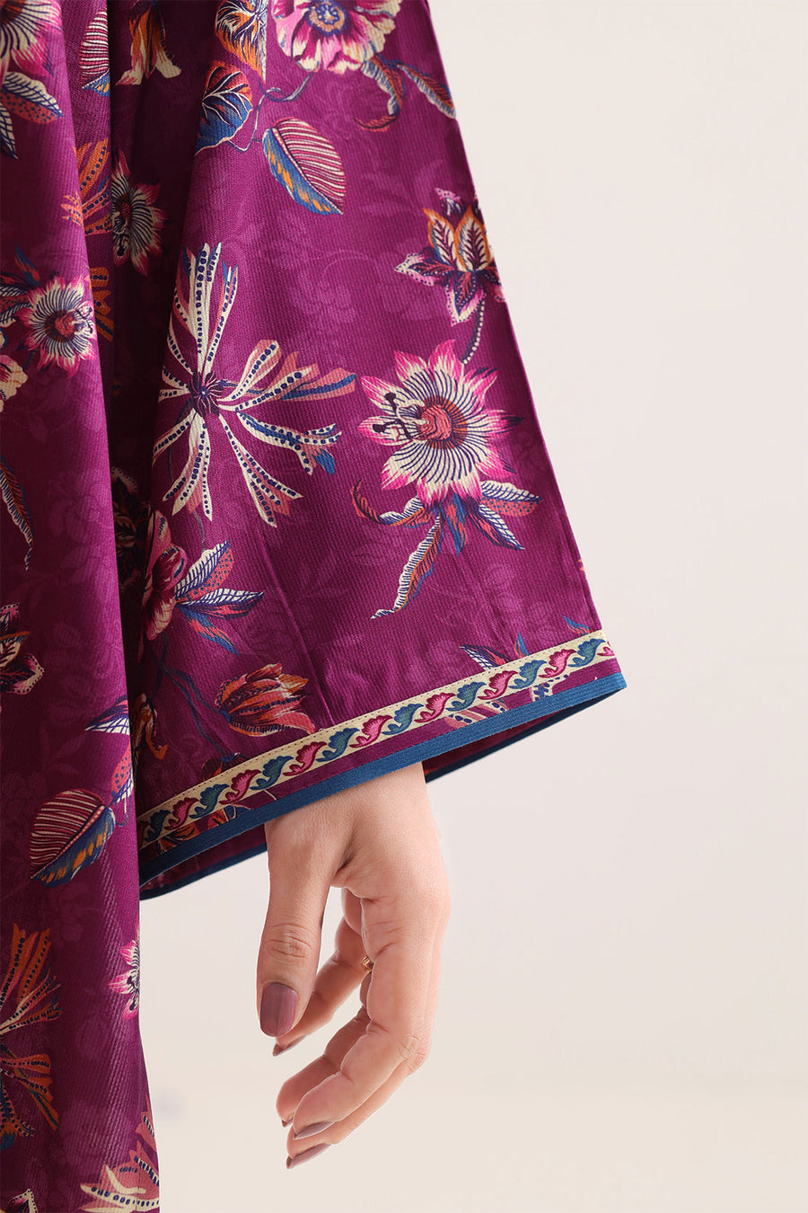 Plum Printed | Stitched