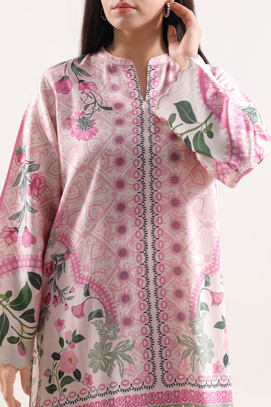 Printed Corduroy Stitched 2 Piece (Shirt/Trouser) - Pehnaawaa