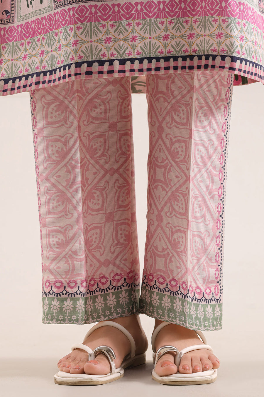 Printed Corduroy Stitched 2 Piece (Shirt/Trouser) - Pehnaawaa