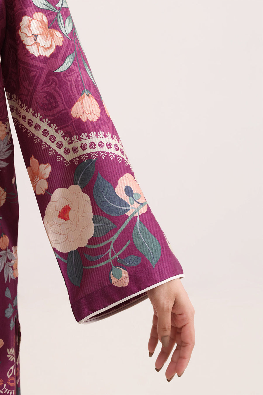 Printed Corduroy Stitched 2 Piece (Shirt/Trouser) - Pehnaawaa