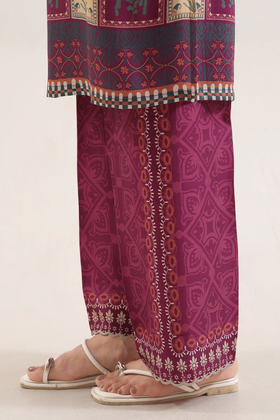 Printed Corduroy Stitched 2 Piece (Shirt/Trouser) - Pehnaawaa