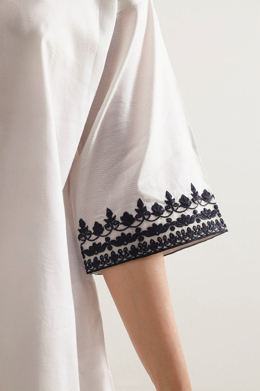 Embroidered Cotton Jacquard Stitched 2 Piece (Shirt/Trouser) - Pehnaawaa