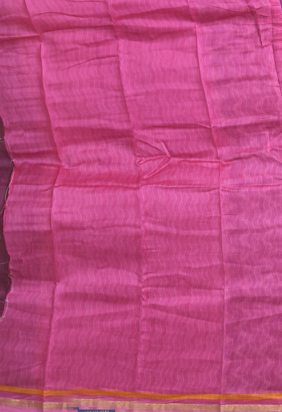 Purple-Pink Pure Designer Printed Chanderi Sico Saree-UNM82864 - Pehnaawaa
