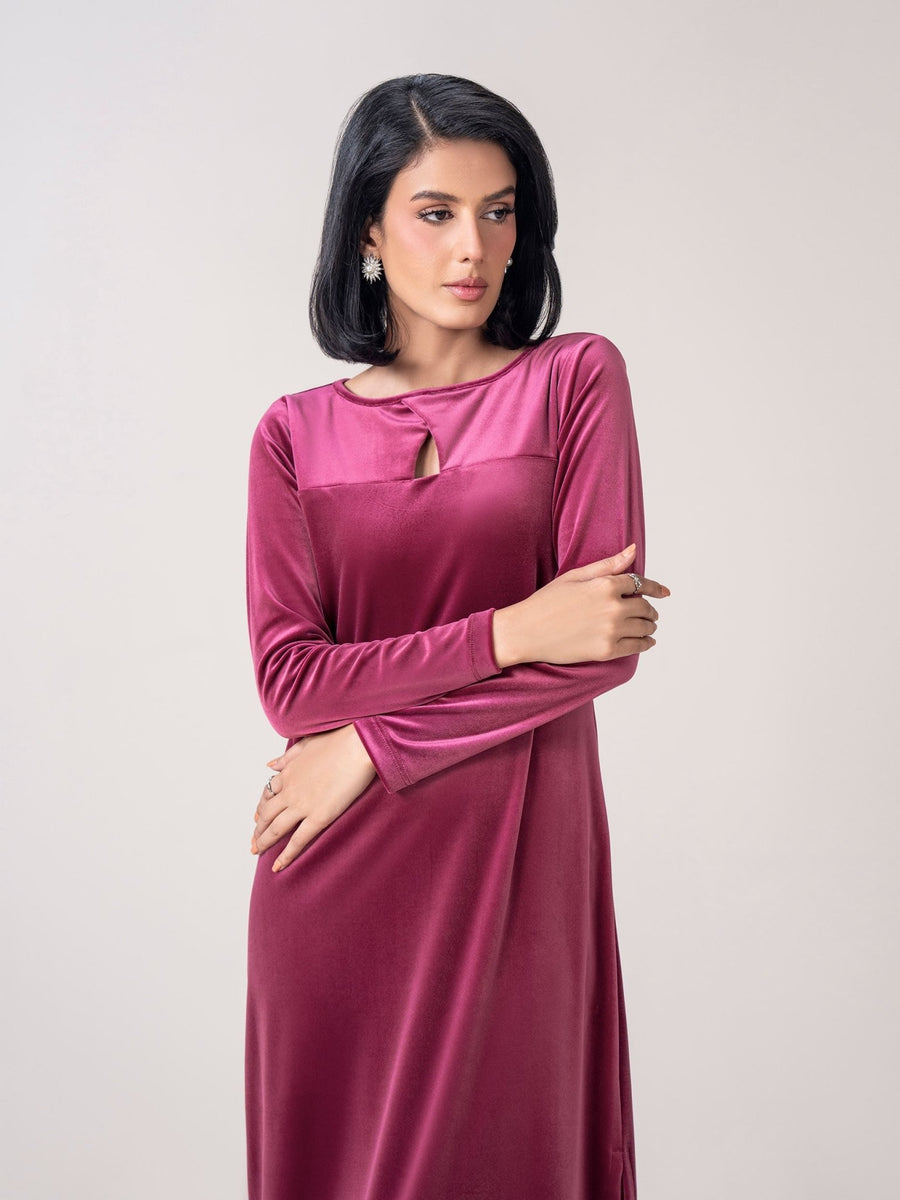 Velour Dress (Pret) - Pehnaawaa