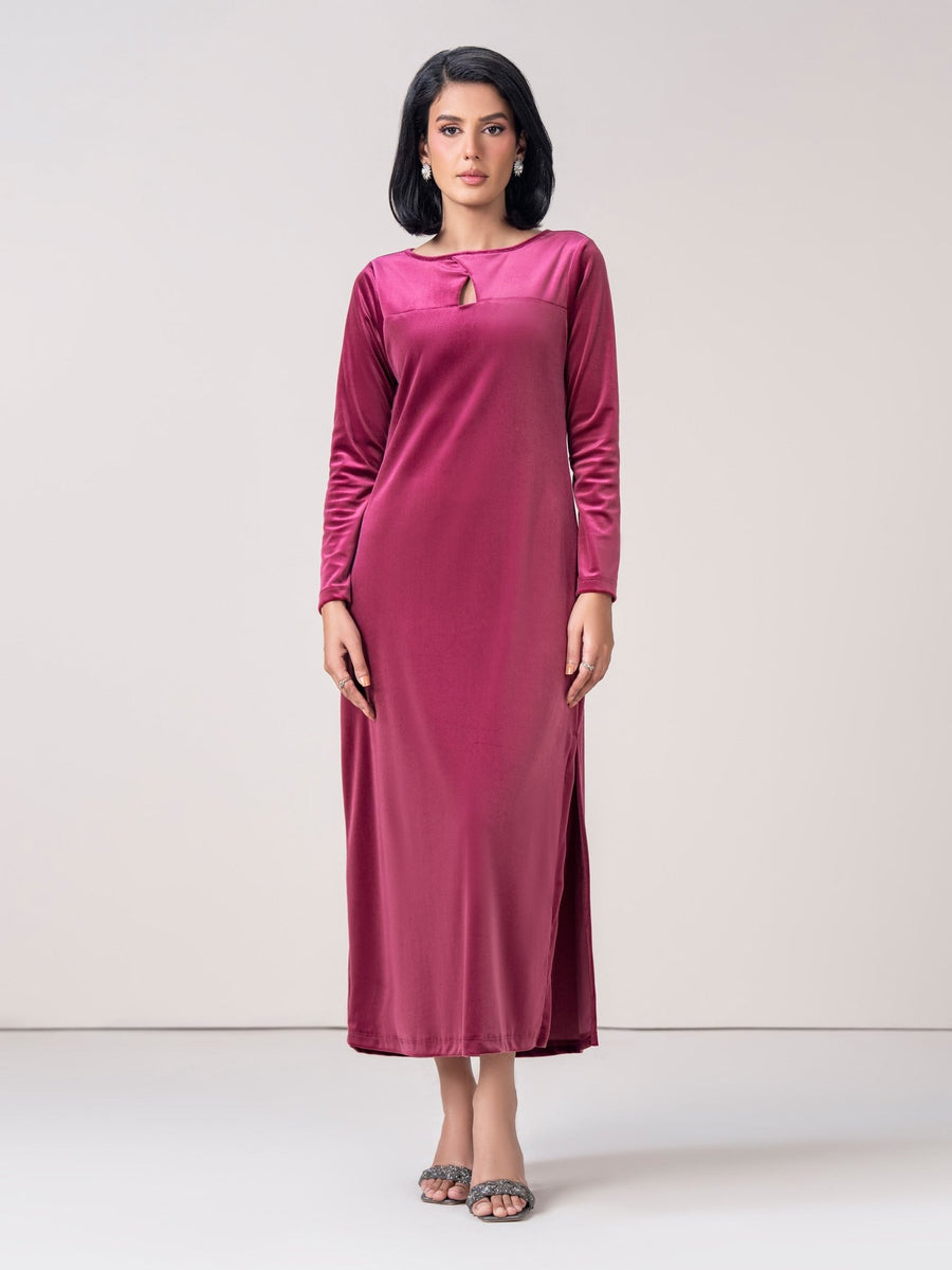 Velour Dress (Pret) - Pehnaawaa
