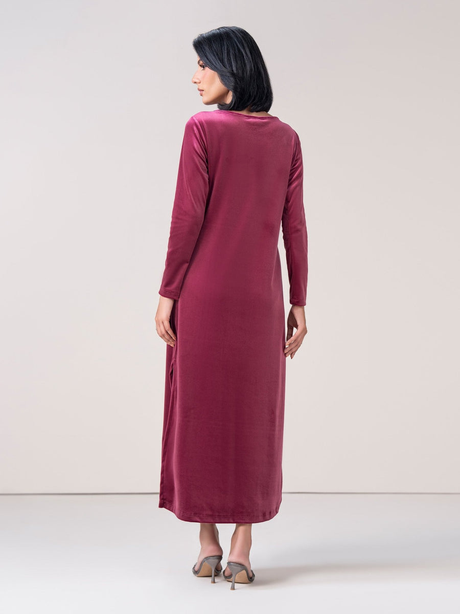 Velour Dress (Pret) - Pehnaawaa