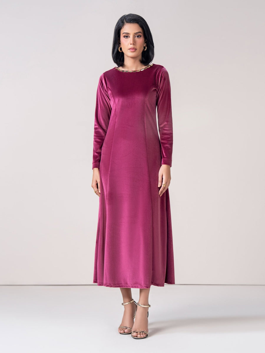Velour Dress (Pret) - Pehnaawaa