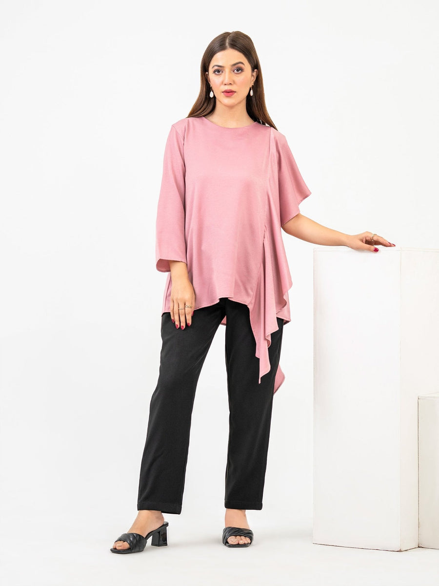 Viscose Ruffle Top - Dyed - Pehnaawaa