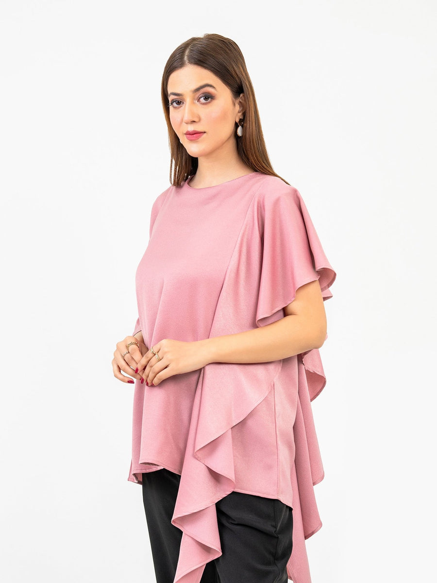 Viscose Ruffle Top - Dyed - Pehnaawaa